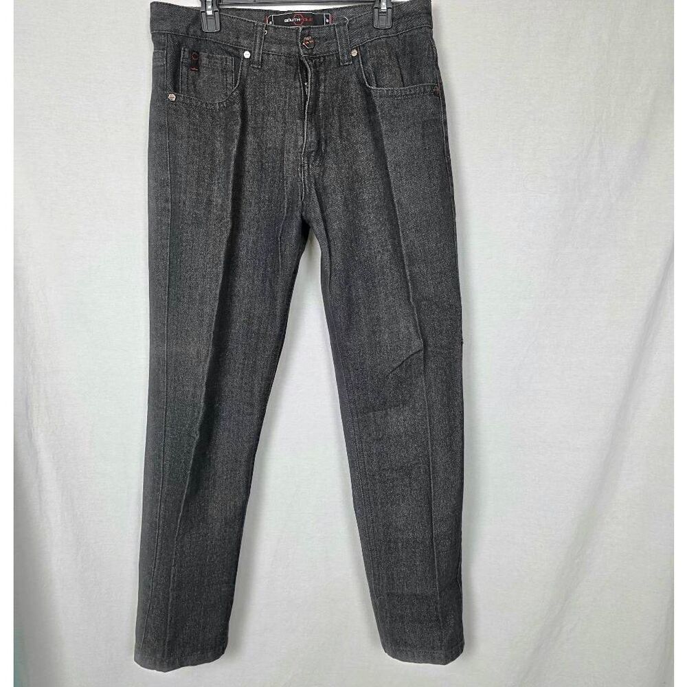 Southpole Men’s Straight Fit Jeans Gray Wash 34